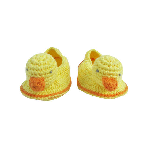 Crochet Baby Duck Booties