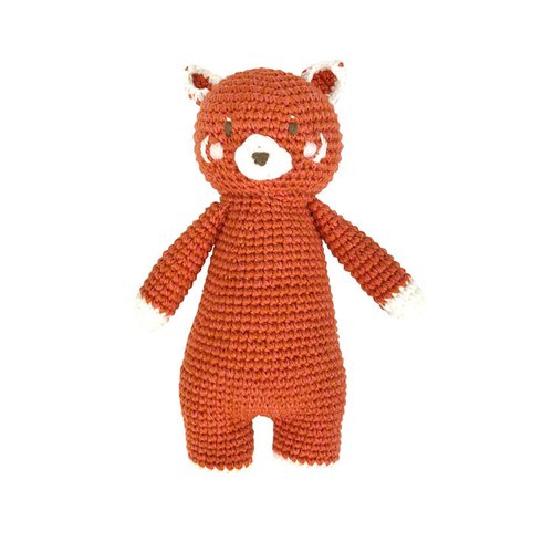 Crochet Rusty Bear Rattle Toy